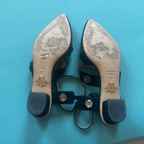 Charlotte Olympia strappy gem heeled flats - Picture 4 of 5